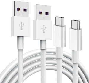 2-Pack USB A to Type C Car Charger Cables