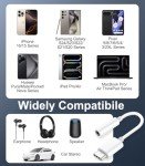 2-Pack USB C to 3.5mm Headphone Adapter