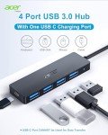 Acer 4-Port USB Hub with Type C Power Port