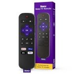 Roku TV Remote Control with App Shortcuts