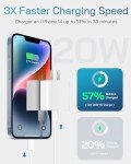 Fast Charging iPhone Charger 20W USB-C 3 Pack