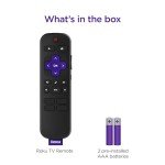 Roku TV Remote Control with App Shortcuts