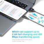 3-Pack 10FT MFi Certified iPhone Charging Cables