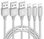 10 ft iPhone Charger Cable 3 Pack