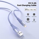 Colorful 10FT iPhone Charger 3-Pack, MFi Certified