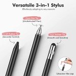 2-Pack MEKO 3-in-1 Stylus Pens for Touchscreens