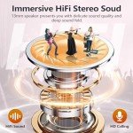 Mini Wireless Bluetooth Earbuds with Deep Bass - Pink