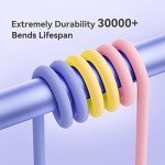 Colorful 10FT iPhone Charger 3-Pack, MFi Certified