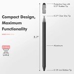 2-Pack MEKO 3-in-1 Stylus Pens for Touchscreens
