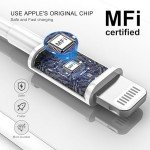 Fast Charging Car iPhone Cable - 3ft Tangle-Free