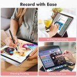 2-Pack MEKO 3-in-1 Stylus Pens for Touchscreens