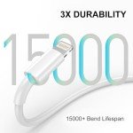 Fast Charging Car iPhone Cable - 3ft Tangle-Free