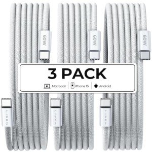 3-Pack 6FT USB C Fast Charging Cable