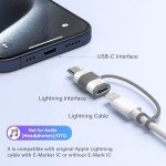 4 Pack Lightning to USB C Adapters