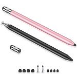 2-Pack MEKO 3-in-1 Stylus Pens for Touchscreens