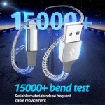 10FT iPhone Lightning Cable 3-Pack for Fast Charging