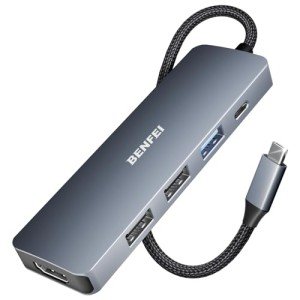5-in-1 USB C Hub with HDMI and Power Delivery