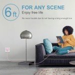 Pink Fast Charging USB-C Charger with 6FT Cables