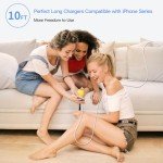 10FT USB-C Fast Charger for iPhone & iPad