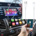 iPhone CarPlay USB A to C Cable, 3ft