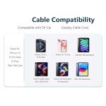 iPhone CarPlay USB A to C Cable, 3ft