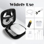 Travel Cable Organizer Bag – Black Electronics Case
