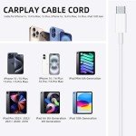 2-Pack USB-A to USB-C CarPlay Cables