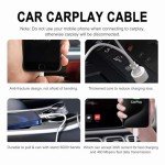2-Pack USB-A to USB-C CarPlay Cables