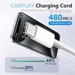 2-Pack USB-A to USB-C CarPlay Cables