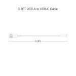 2-Pack USB-A to USB-C CarPlay Cables