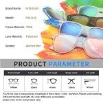 Polarized Black Retro Sunglasses for Men and Women