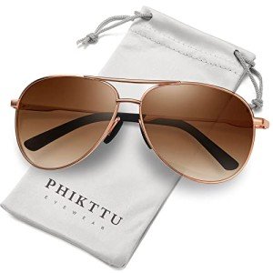 Polarized Aviator Sunglasses for Men & Women