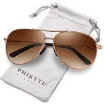 Polarized Aviator Sunglasses for Men and Women