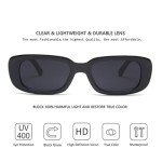 Trendy Retro Rectangle Sunglasses for All Ages