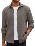 Men's Long Sleeve Button Down Shirt - Fall Ready