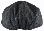 Men's Classic Herringbone Newsboy Ivy Hat - Charcoal