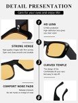 Trendy Retro Oversize Square Sunglasses for All