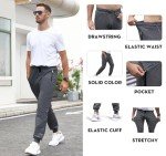 Men's Dark Gray Joggers with Adjustable Drawstring