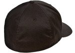 Men's Black Athletic Fitted Baseball Cap