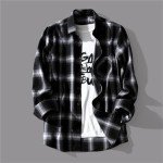 Men's Flannel Plaid Shirt Jacket - Fall Style