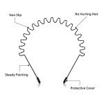 3 Pack Zigzag Metal Hairbands for Everyone