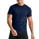 Hanes Men’s Lightweight Crewneck T-Shirt - Navy