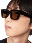 Square Thick Frame Sunglasses for Men and Women