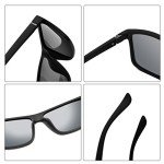 Matte Black Polarized Sunglasses for Men & Women