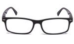 Unisex Clear Lens Glasses - Simple Black Design