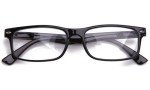 Unisex Clear Lens Glasses - Simple Black Design