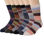 6 Pairs Men's Warm Wool Winter Socks