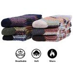 6 Pairs Men's Warm Wool Winter Socks
