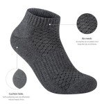 Men's Moisture-Wicking Cushioned Ankle Socks
