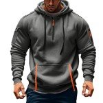 Men's Plus Size 1/4 Zip Hoodies & Sweatshirts